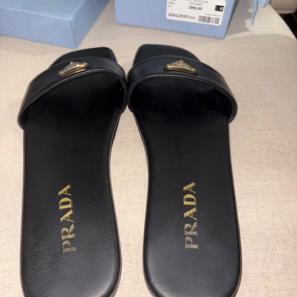 Prada leather strap sandal - Picture 4 of 6